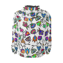 Load image into Gallery viewer, Indigenous Paisley - White Unisex All Over Print Windbreaker (Model H23) All Over Print Windbreaker for Men (H23) e-joyer 
