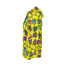 Load image into Gallery viewer, Indigenous Paisley - Yellow All Over Print Full Zip Hoodie for Men (Model H14) All Over Print Full Zip Hoodie for Men (H14) e-joyer 
