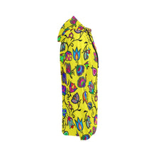 Load image into Gallery viewer, Indigenous Paisley - Yellow All Over Print Full Zip Hoodie for Women (Model H14) All Over Print Full Zip Hoodie for Women (H14) e-joyer 
