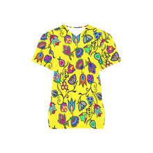 Load image into Gallery viewer, Indigenous Paisley Yellow All Over Print Scrub Top Scrub Top e-joyer 
