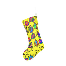 Load image into Gallery viewer, Indigenous Paisley - Yellow Christmas Stocking Christmas Stocking e-joyer 
