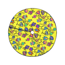 Load image into Gallery viewer, Indigenous Paisley - Yellow Christmas Tree Skirt 47&quot; x 47&quot; Christmas Tree Skirt e-joyer 
