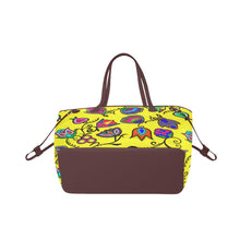 Load image into Gallery viewer, Indigenous Paisley - Yellow Clover Canvas Tote Bag (Model 1661) Clover Canvas Tote Bag (1661) e-joyer 
