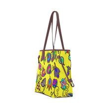 Load image into Gallery viewer, Indigenous Paisley - Yellow Clover Canvas Tote Bag (Model 1661) Clover Canvas Tote Bag (1661) e-joyer 
