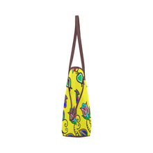 Load image into Gallery viewer, Indigenous Paisley - Yellow Clover Canvas Tote Bag (Model 1661) Clover Canvas Tote Bag (1661) e-joyer 
