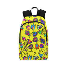 Load image into Gallery viewer, Indigenous Paisley Yellow Fabric Backpack for Adult (Model 1659) Casual Backpack for Adult (1659) e-joyer 
