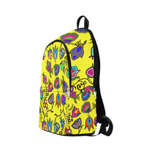 Load image into Gallery viewer, Indigenous Paisley Yellow Fabric Backpack for Adult (Model 1659) Casual Backpack for Adult (1659) e-joyer 
