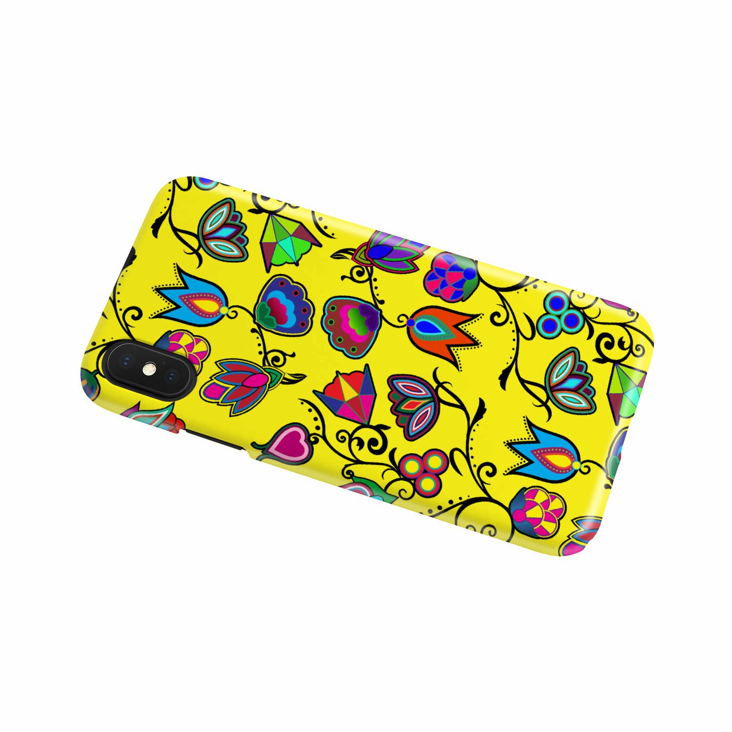 Indigenous Paisley Yellow Phone Case Phone Case wc-fulfillment 