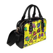 Load image into Gallery viewer, Indigenous Paisley - Yellow Shoulder Handbag (Model 1634) Shoulder Handbags (1634) e-joyer 
