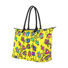 Load image into Gallery viewer, Indigenous Paisley Yellow Single-Shoulder Lady Handbag (Model 1714) bag e-joyer 
