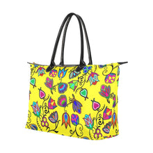 Load image into Gallery viewer, Indigenous Paisley Yellow Single-Shoulder Lady Handbag (Model 1714) bag e-joyer 
