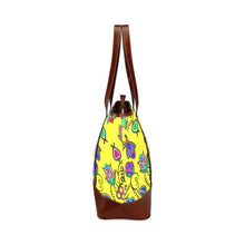 Load image into Gallery viewer, Indigenous Paisley - Yellow Tote Handbag (Model 1642) Tote Handbags (1642) e-joyer 
