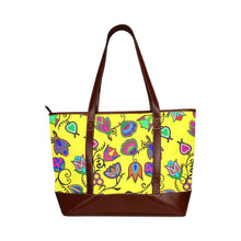 Load image into Gallery viewer, Indigenous Paisley - Yellow Tote Handbag (Model 1642) Tote Handbags (1642) e-joyer 
