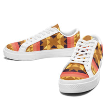 Load image into Gallery viewer, Infinite Sunset Aapisi Low Top Canvas Shoes White Sole aapisi Herman 
