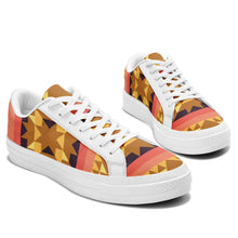 Load image into Gallery viewer, Infinite Sunset Aapisi Low Top Canvas Shoes White Sole aapisi Herman 
