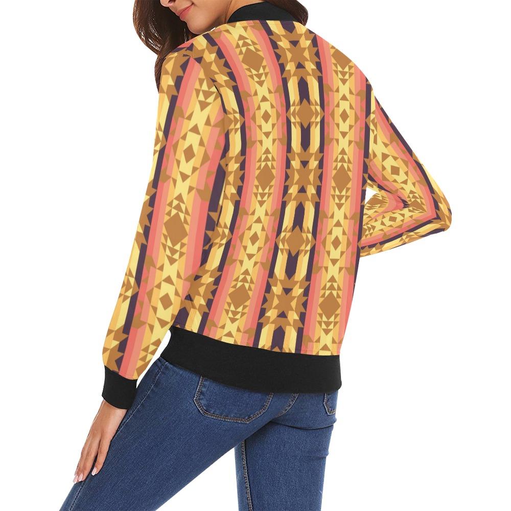 Infinite Sunset All Over Print Bomber Jacket for Women (Model H19) All Over Print Bomber Jacket for Women (H19) e-joyer 