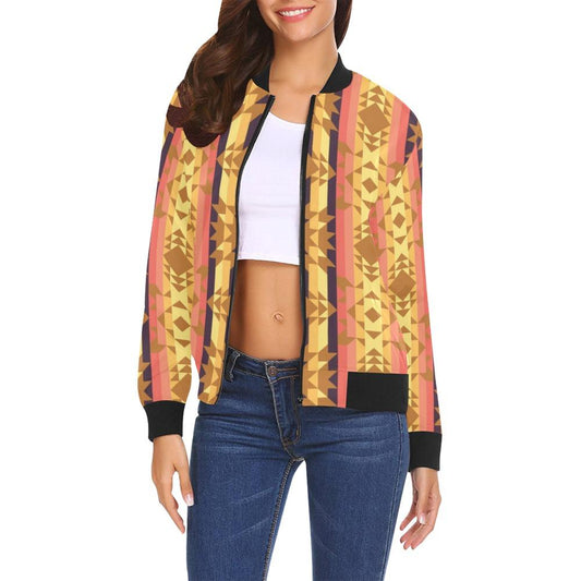 Infinite Sunset All Over Print Bomber Jacket for Women (Model H19) All Over Print Bomber Jacket for Women (H19) e-joyer 