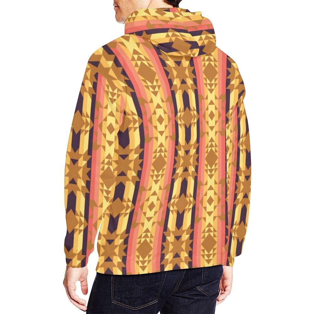 Infinite Sunset All Over Print Hoodie for Men (USA Size) (Model H13) All Over Print Hoodie for Men (H13) e-joyer 