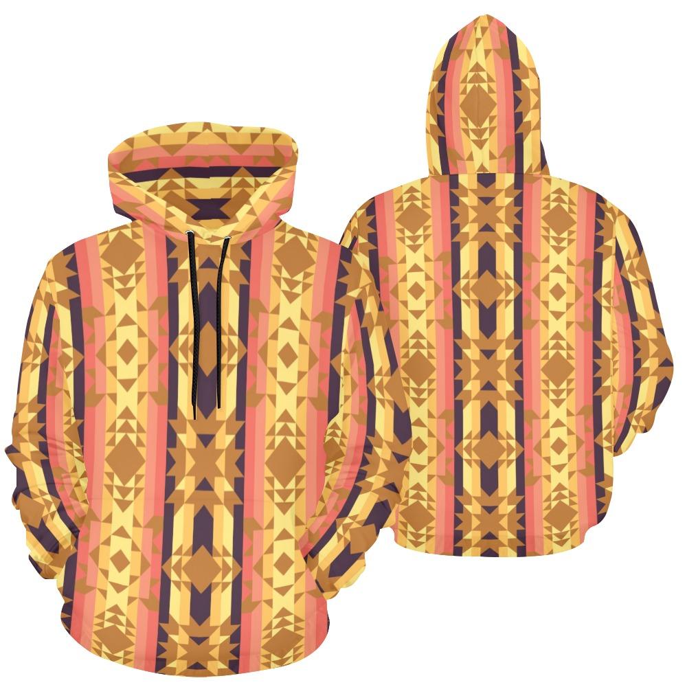 Infinite Sunset All Over Print Hoodie for Women (USA Size) (Model H13) All Over Print Hoodie for Women (H13) e-joyer 