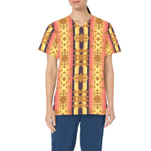 Load image into Gallery viewer, Infinite Sunset All Over Print Scrub Top Scrub Top e-joyer 
