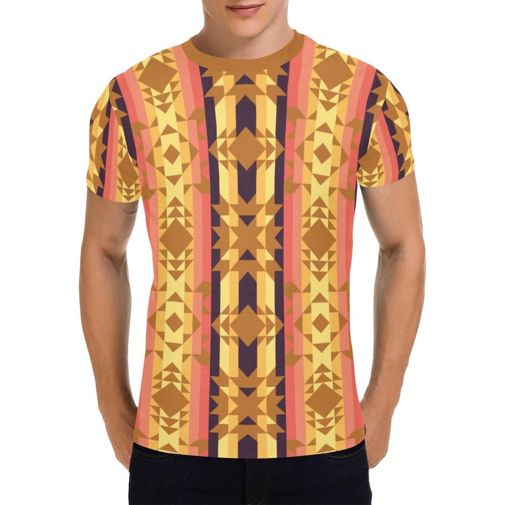 Infinite Sunset All Over Print T-Shirt for Men (USA Size) (Model T40) All Over Print T-Shirt for Men (T40) e-joyer 