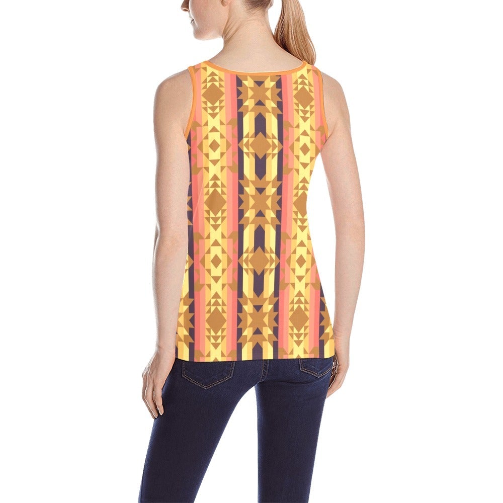 Infinite Sunset All Over Print Tank Top for Women (Model T43) All Over Print Tank Top for Women (T43) e-joyer 