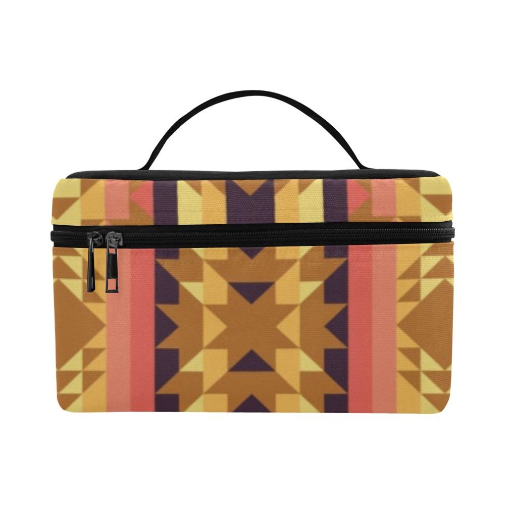 Infinite Sunset Cosmetic Bag/Large (Model 1658) Cosmetic Bag e-joyer 