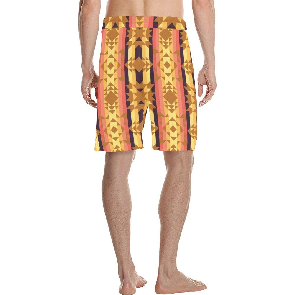 Infinite Sunset Men's All Over Print Casual Shorts (Model L23) Men's Casual Shorts (L23) e-joyer 