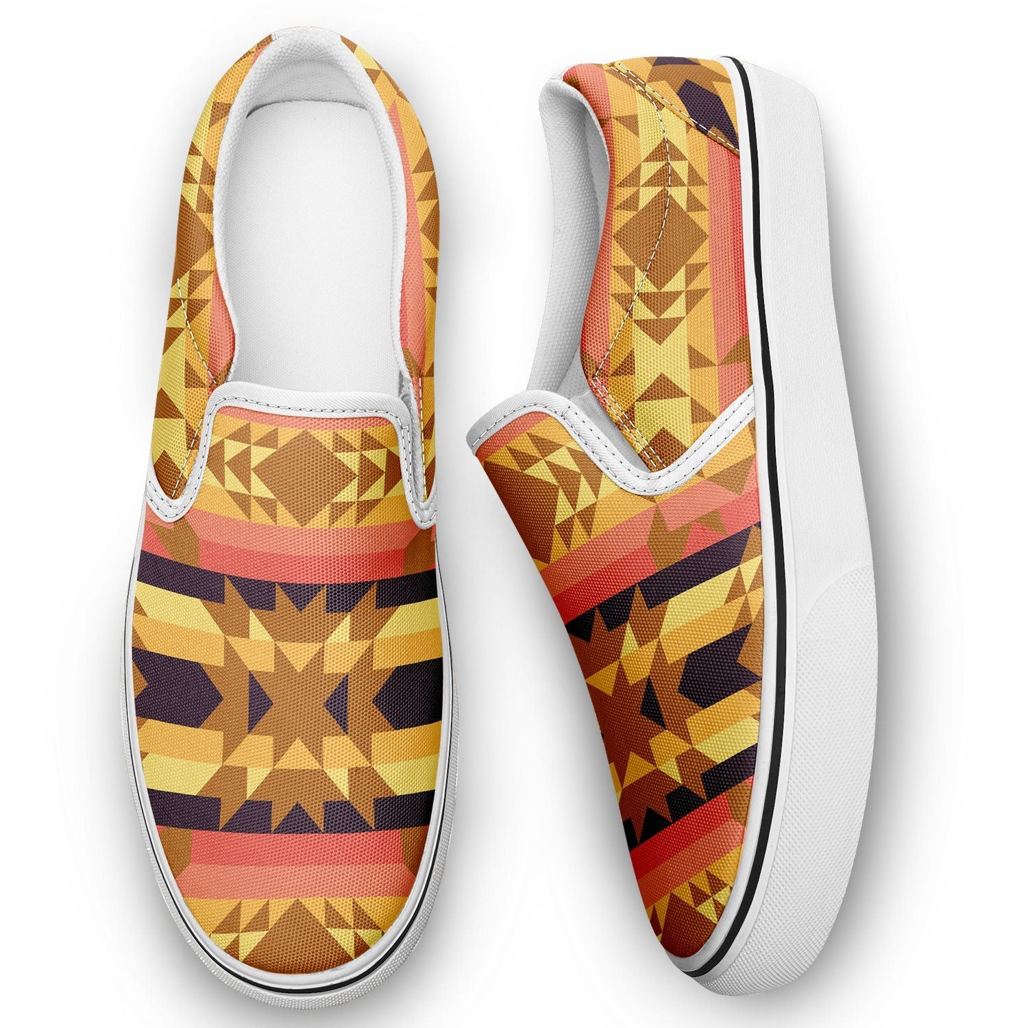 Infinite Sunset Otoyimm Kid's Canvas Slip On Shoes otoyimm Herman 