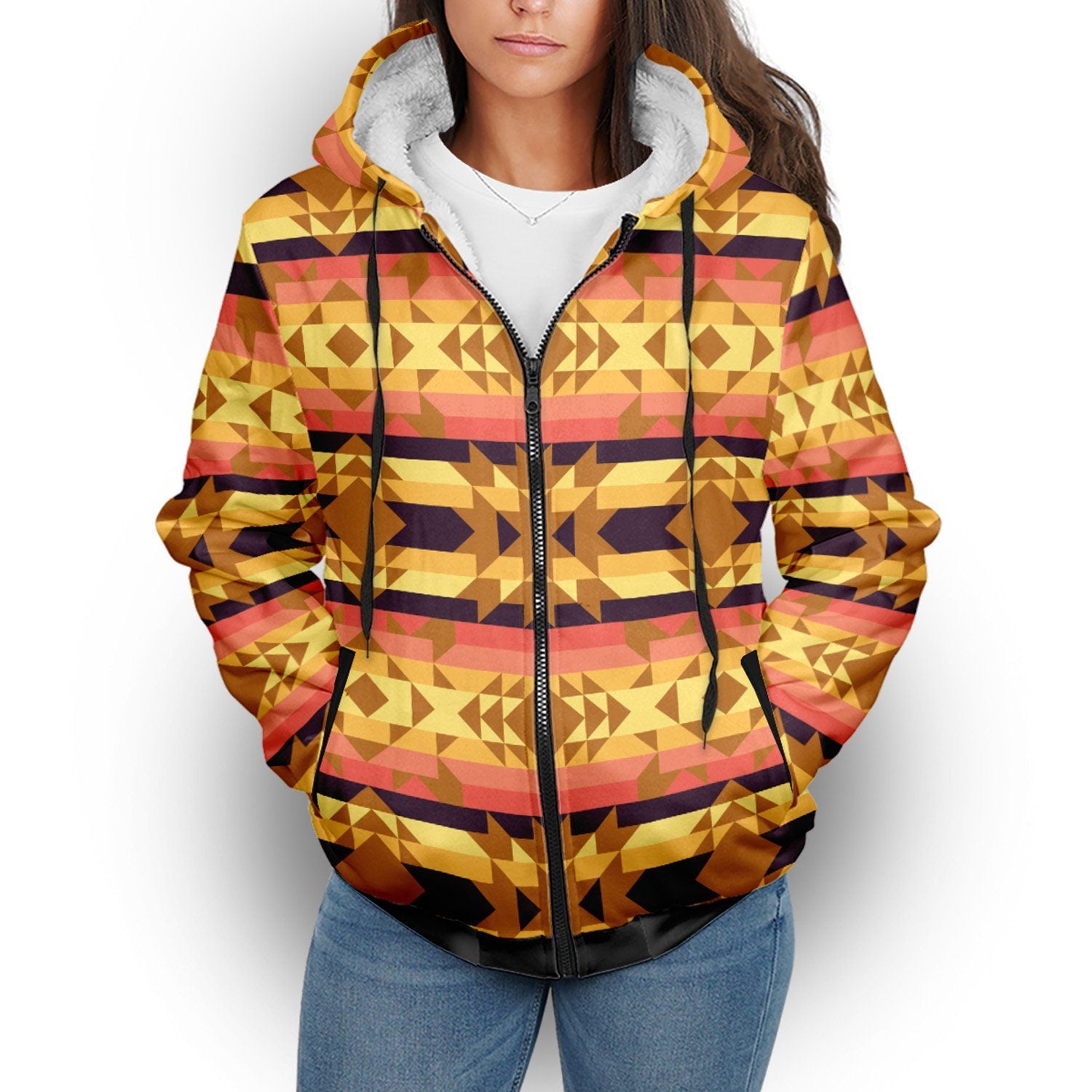 Infinite Sunset Sherpa Hoodie hoodie Herman 