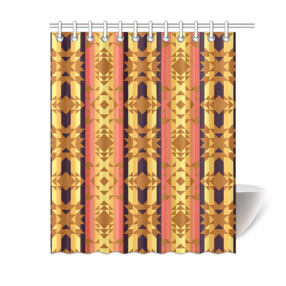 Infinite Sunset Shower Curtain 60