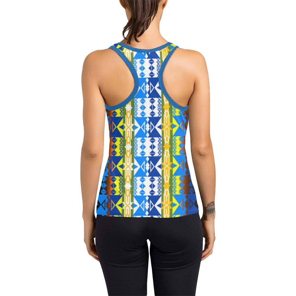 Inside the Council Lodge Women's Racerback Tank Top (Model T60) Racerback Tank Top (T60) e-joyer 