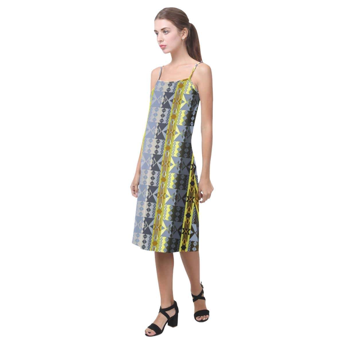 Inside the Deer Clan Lodge Alcestis Slip Dress (Model D05) Alcestis Slip Dress (D05) e-joyer 