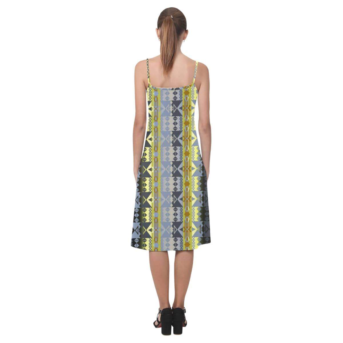 Inside the Deer Clan Lodge Alcestis Slip Dress (Model D05) Alcestis Slip Dress (D05) e-joyer 