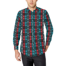 Load image into Gallery viewer, Inside the Lodge Men&#39;s All Over Print Casual Dress Shirt (Model T61) Men&#39;s Dress Shirt (T61) e-joyer 
