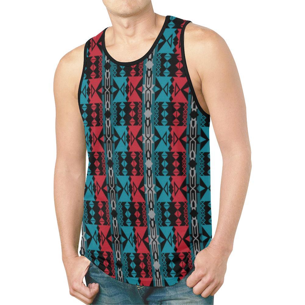 Inside the Lodge New All Over Print Tank Top for Men (Model T46) New All Over Print Tank Top for Men (T46) e-joyer 