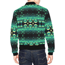 Load image into Gallery viewer, Inspire Green All Over Print Bomber Jacket for Men (Model H19) Jacket e-joyer 
