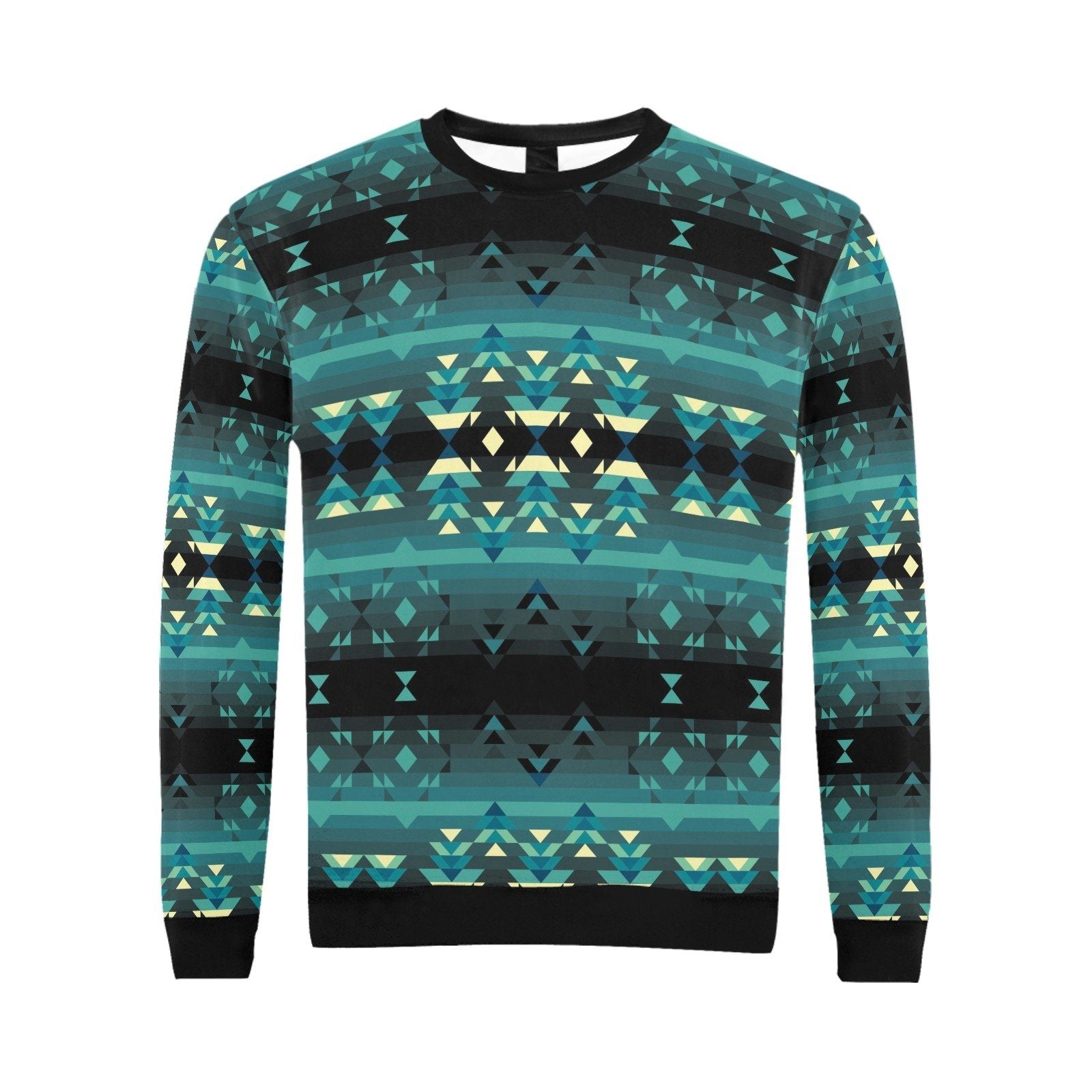 Inspire Green All Over Print Crewneck Sweatshirt for Men (Model H18) shirt e-joyer 