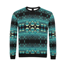 Load image into Gallery viewer, Inspire Green All Over Print Crewneck Sweatshirt for Men (Model H18) shirt e-joyer 
