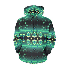 Load image into Gallery viewer, Inspire Green All Over Print Hoodie for Men (USA Size) (Model H13) All Over Print Hoodie for Men (H13) e-joyer 
