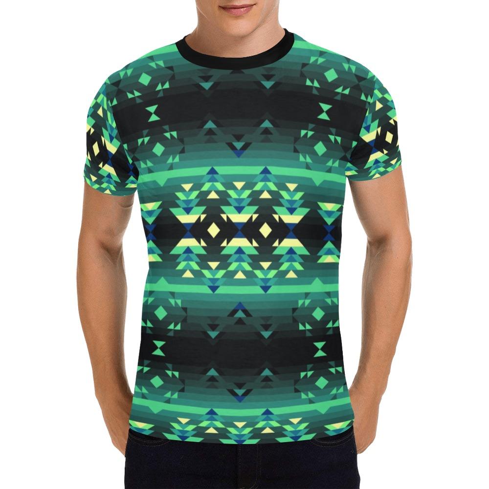 Inspire Green All Over Print T-Shirt for Men (USA Size) (Model T40) All Over Print T-Shirt for Men (T40) e-joyer 