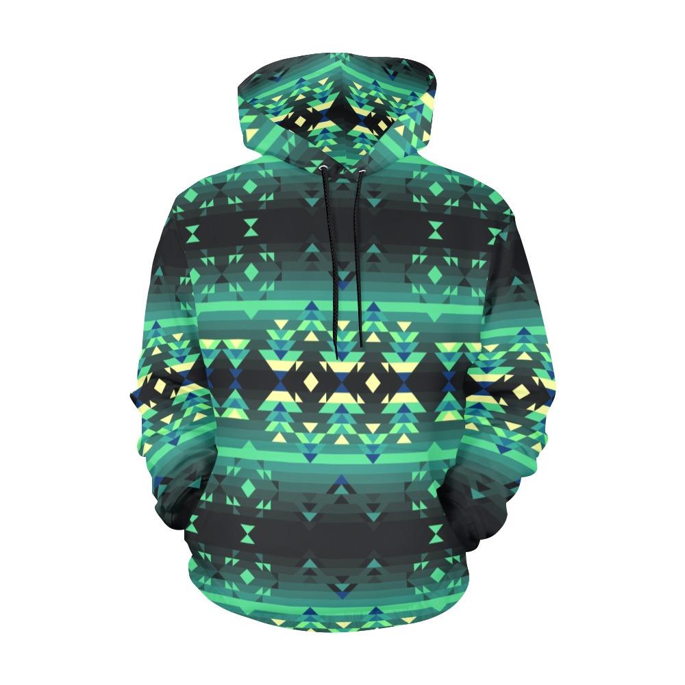 Inspire Green Hoodie for Men by 49 Dzine