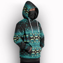 Load image into Gallery viewer, Inspire Green Hoodie with Face Cover 49 Dzine 
