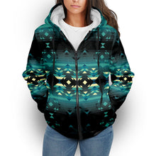 Load image into Gallery viewer, Inspire Green Sherpa Hoodie hoodie Herman 
