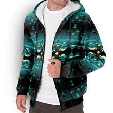 Load image into Gallery viewer, Inspire Green Sherpa Hoodie hoodie Herman 
