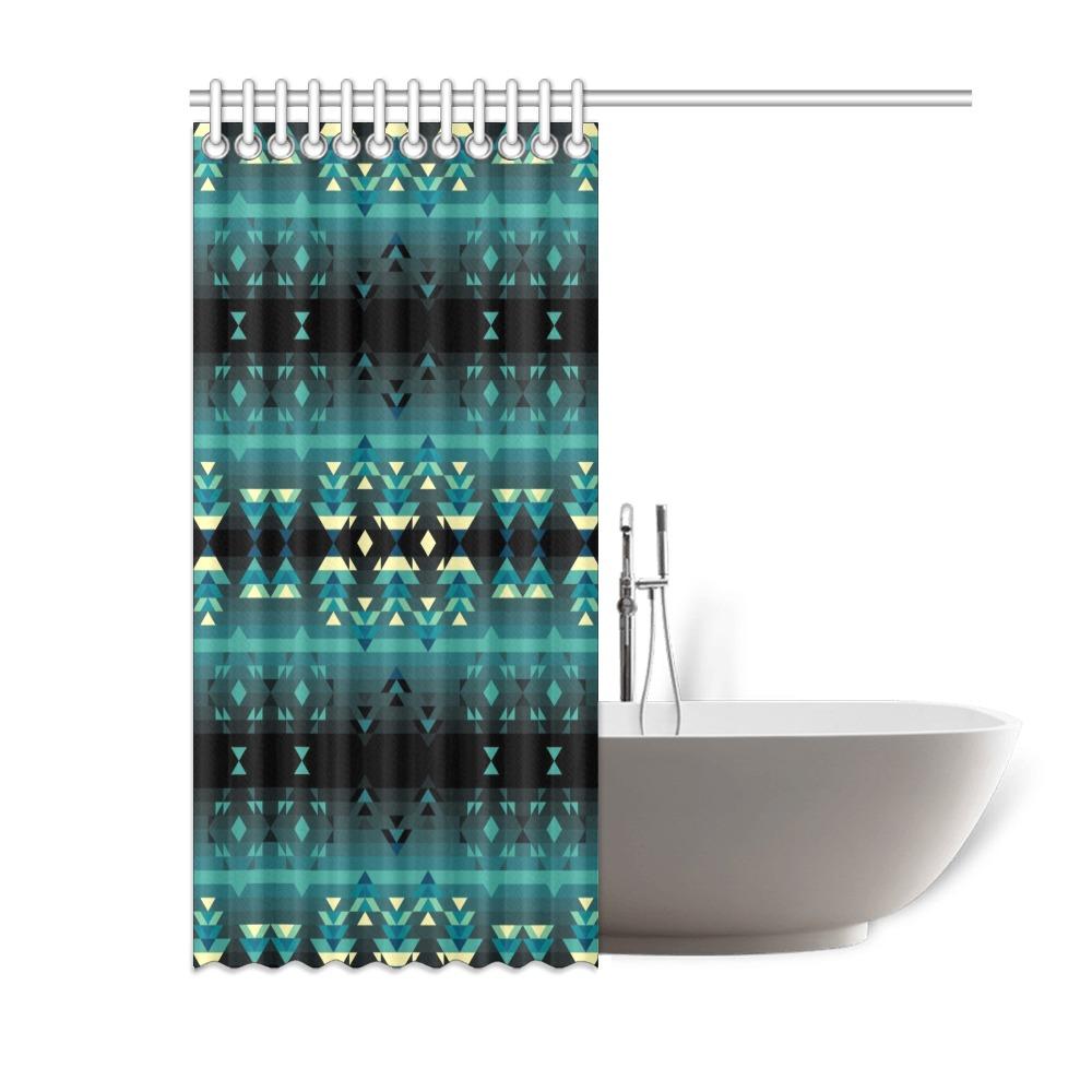 Inspire Green Shower Curtain 60"x72" Shower Curtain 60"x72" e-joyer 