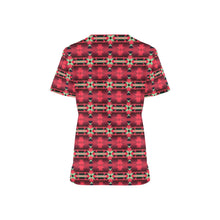 Load image into Gallery viewer, Inspire Velour All Over Print Scrub Top Scrub Top e-joyer 
