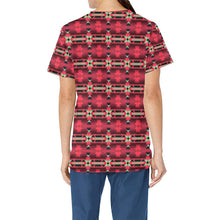 Load image into Gallery viewer, Inspire Velour All Over Print Scrub Top Scrub Top e-joyer 
