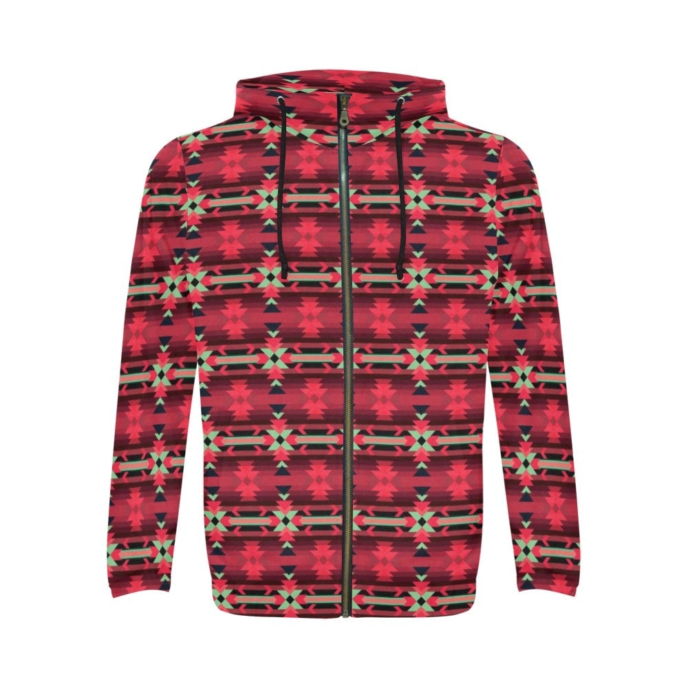 Inspire Velour Zip Hoodie by 49 Dzine