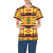 Load image into Gallery viewer, Journey of Generations All Over Print Scrub Top Scrub Top e-joyer 
